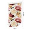 Colorful flowers and watercolor wallpaper for living room and bedroom 50x1000