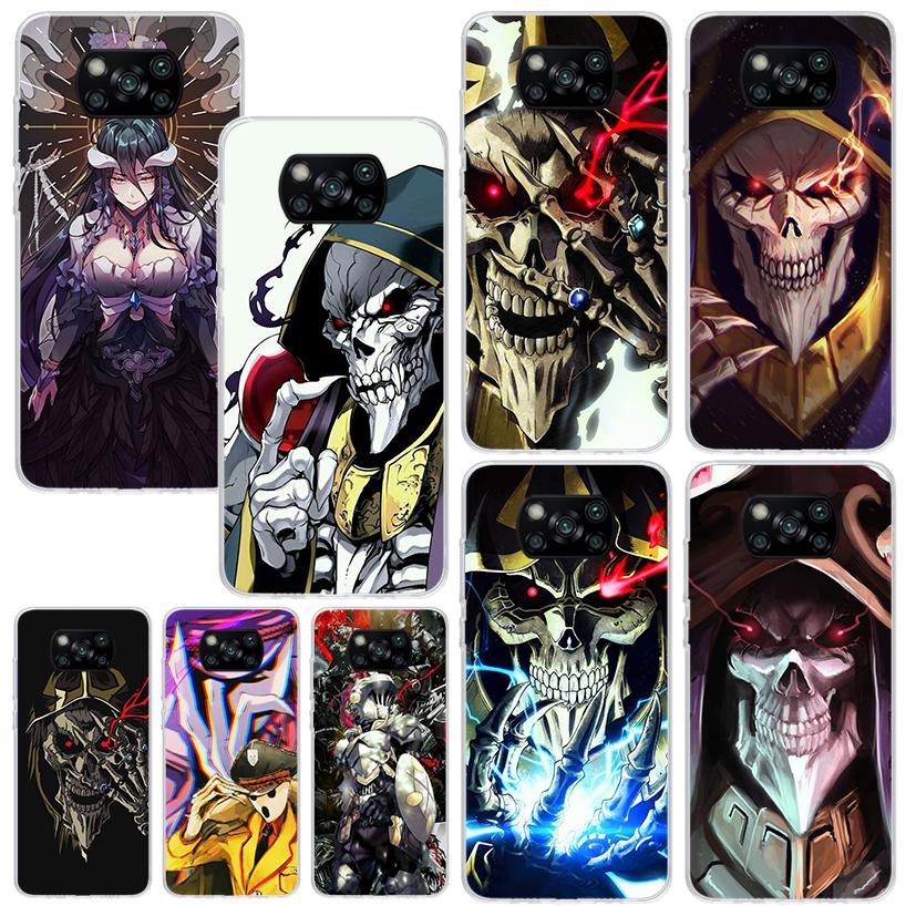 Overlord Anime Phone Case For Xiaomi Poco X7 X6 X5 M7 M8 Pro F7 Ultra Redmi 15C 15 13C 13 12C 12 10 10C 10A Art Fundas Poco X7 X