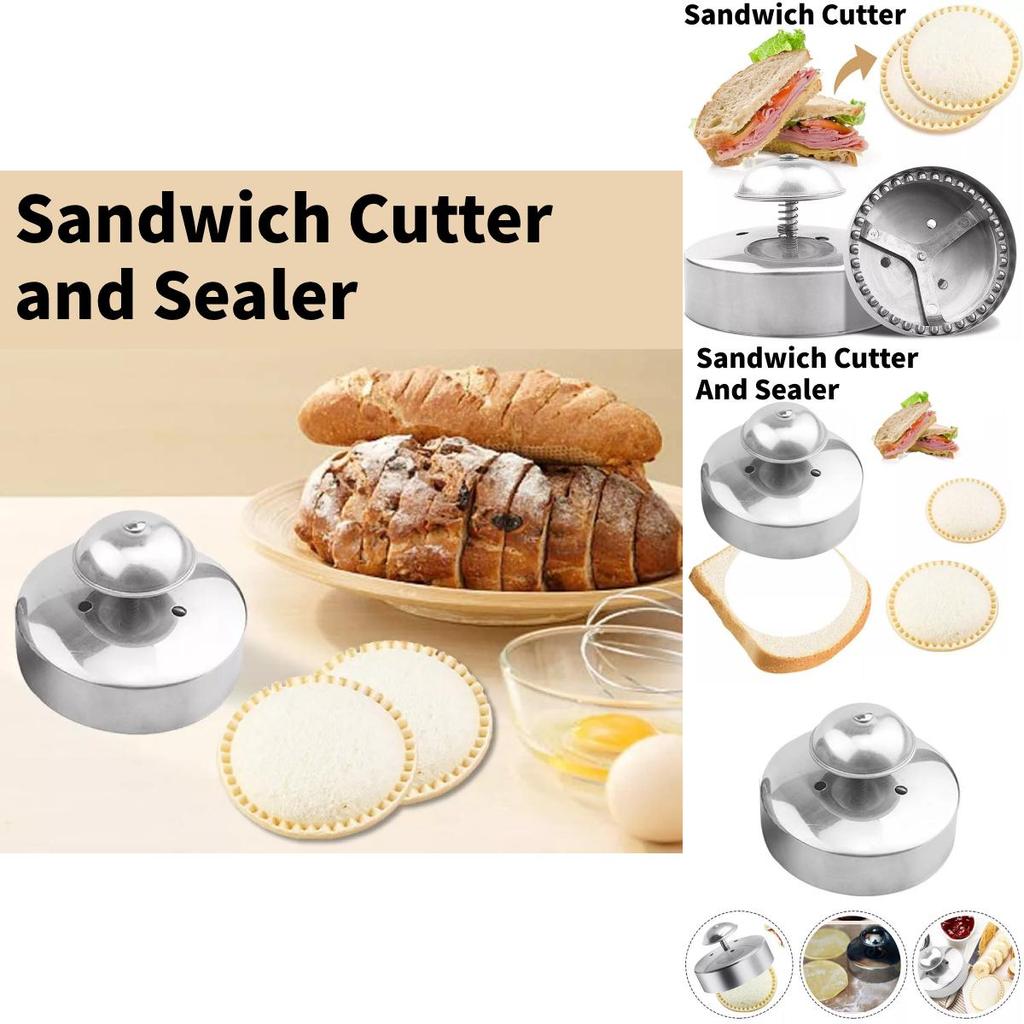 Универсальная круглая пресс-форма для нарезки сэндвичей из нержавеющей стали для удобного приготовления еды