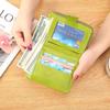 Women's Cute Soft Leather Zipper Wallet - Student-Friendly Two-Fold Coin Purse