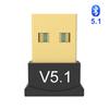 USB Bluetooth 5.1 5.3 Адаптер Передатчик Bluetooth Приемник Аудио Bluetooth Донгл Беспроводной USB-адаптер для Компьютера ПК Ноутбука