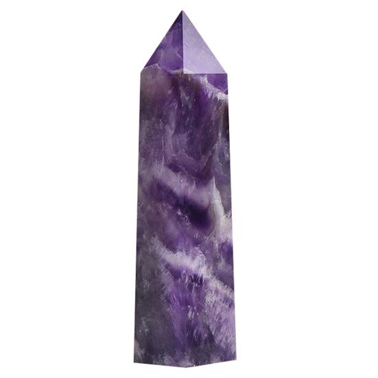 Натуральный кристалл Призма Положительная энергия Камень Столб Украшение для дома Кристалл Башня Камни Аксессуар Подарок для друзей и семьи