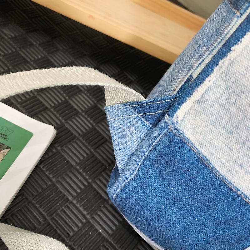 Джинсовый рюкзак женский школьный рюкзак для учащихся средней школы мужской