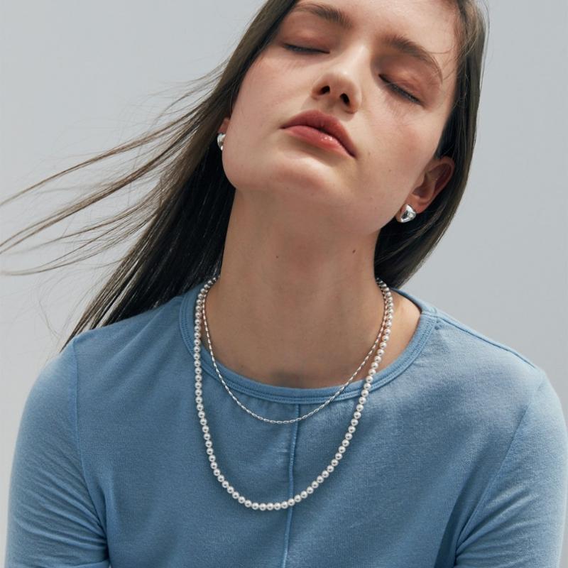 Verte 925 Silver Gross Rizi Necklace Silver un.Silver.128