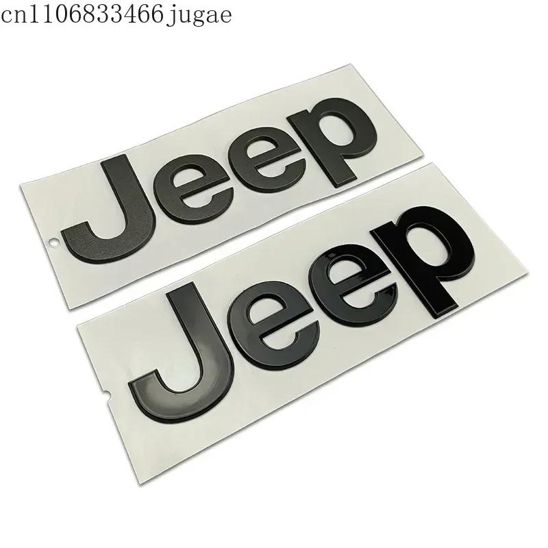 ABS Car Front Emblem for Jeep Grand Cherokee Commander Renegade Liberty Compass PatriotWrangler Tj Jk Trunk  Decoration