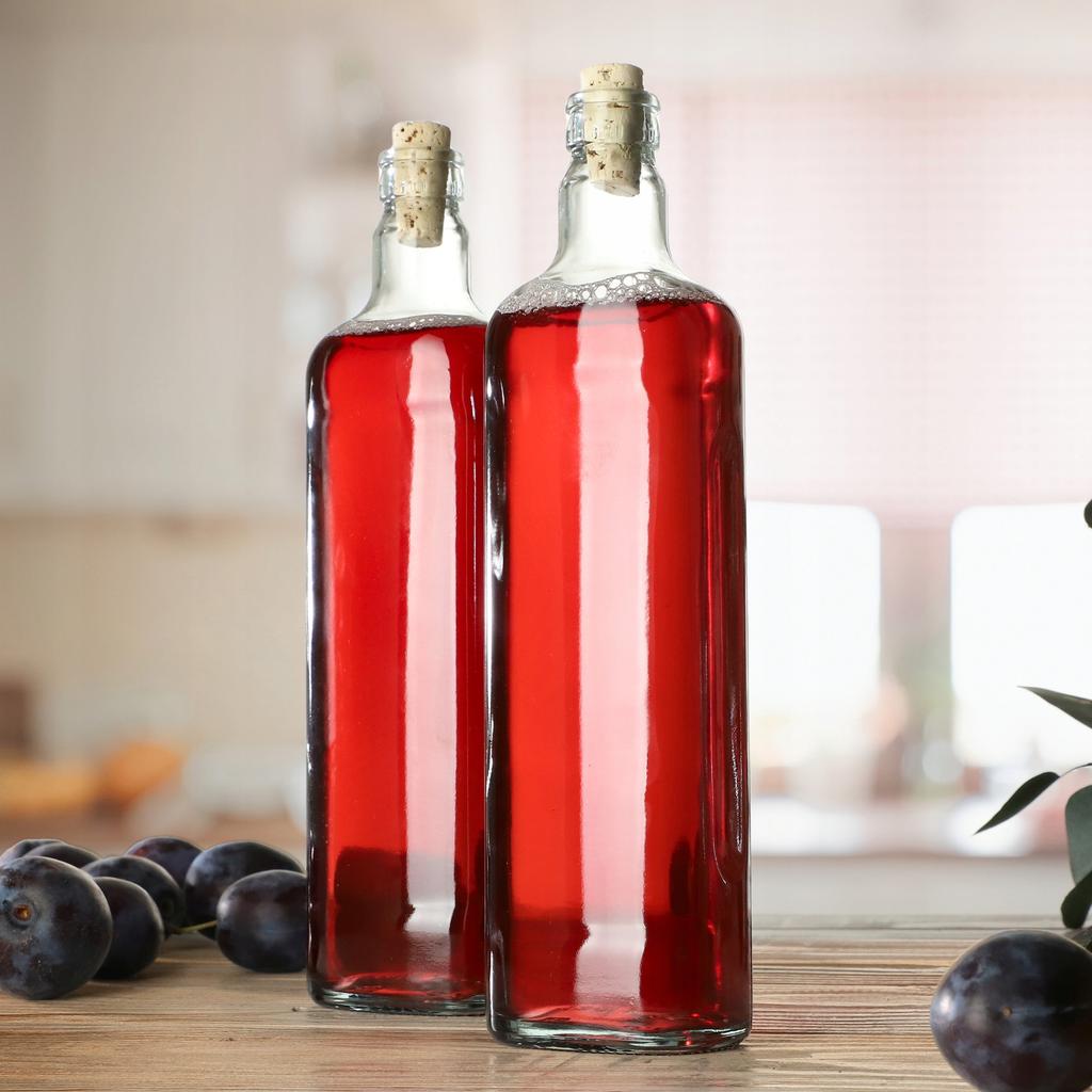 KADAX Butelka 700ml Na Wino Nalewki +Korek Fi21