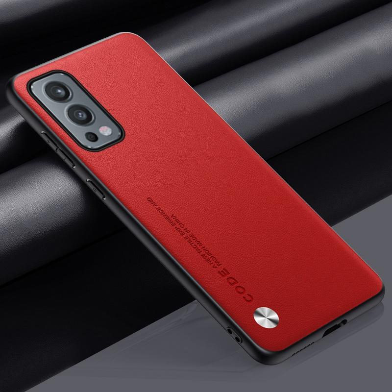 Роскошный чехол из искусственной кожи для OnePlus Nord 2 5G, задняя крышка, матовый силиконовый чехол для телефона с полной защитой для One Plus Nord 2 Nord2