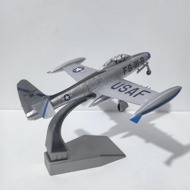 Металлическая литая модель 1/72 Истребитель F-84 Thunderjet Военный Модель Самолета Коллекционный Подарок