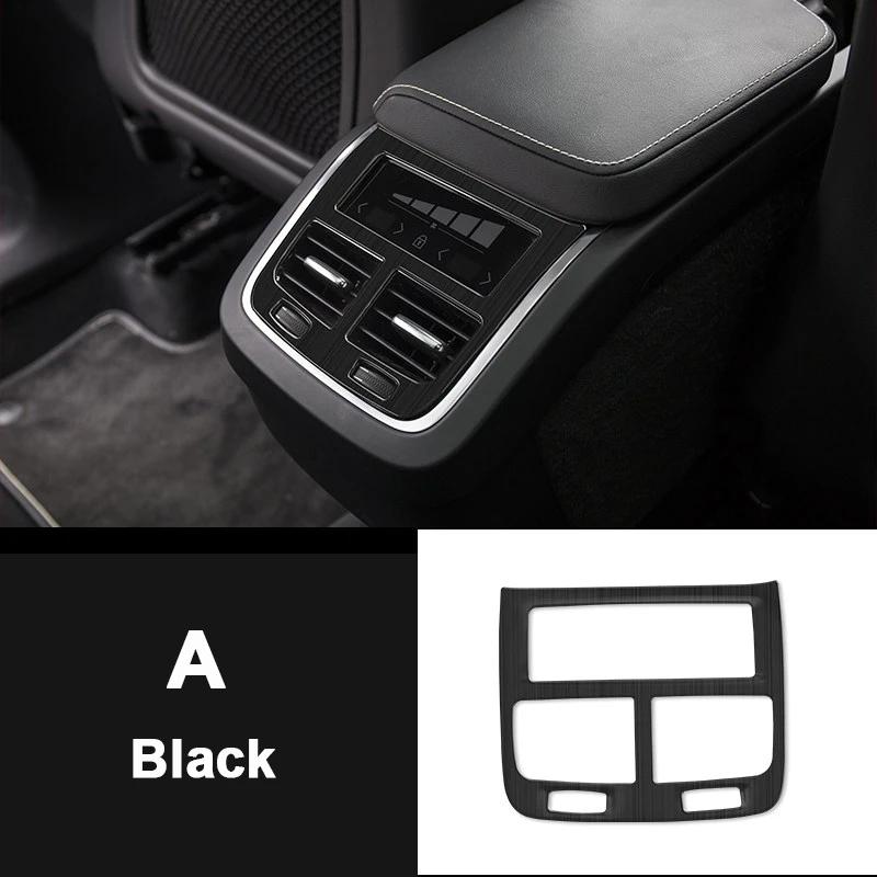 For Volvo XC60 2018- 2024 2025 Rear Armrest Air Outlet Trim Panel Cover Auto Car Interior Modification Accessories