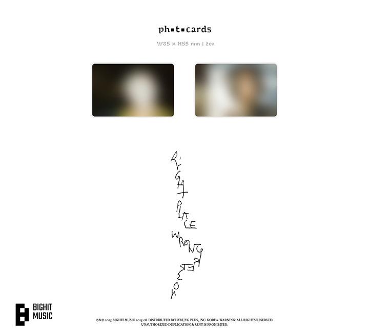 (LP-винил) RM (БТС) [Не то место, не тот человек] 2-й полноформатный альбом