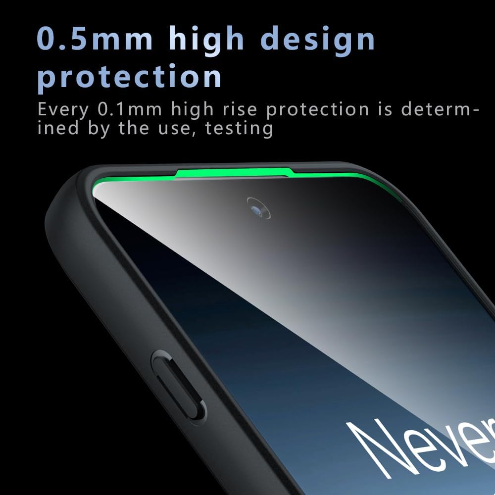 Матовый чехол для OnePlus Nord 5 5G, противоударный полупрозрачный чехол с приятной на ощупь твердой задней крышкой и рамкой