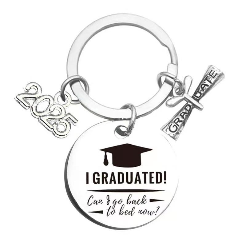 Выпускной брелок 2025 года, вдохновленные подарки для выпускников университетского колледжа, средней школы, сувенир для старшеклассников