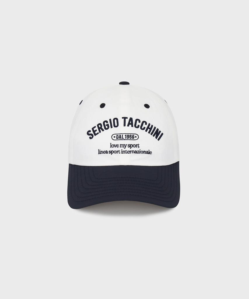Плетеная кепка-бейсболка SERGIO TACCHINI с вышивкой буквы U (белый)
