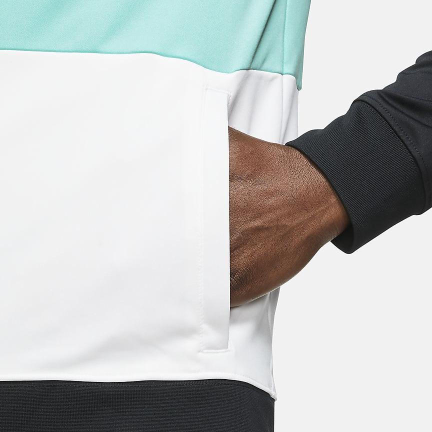 Nike Куртки Мужские Бирюзовые Стойка Умеренные Другие CZ2778-010