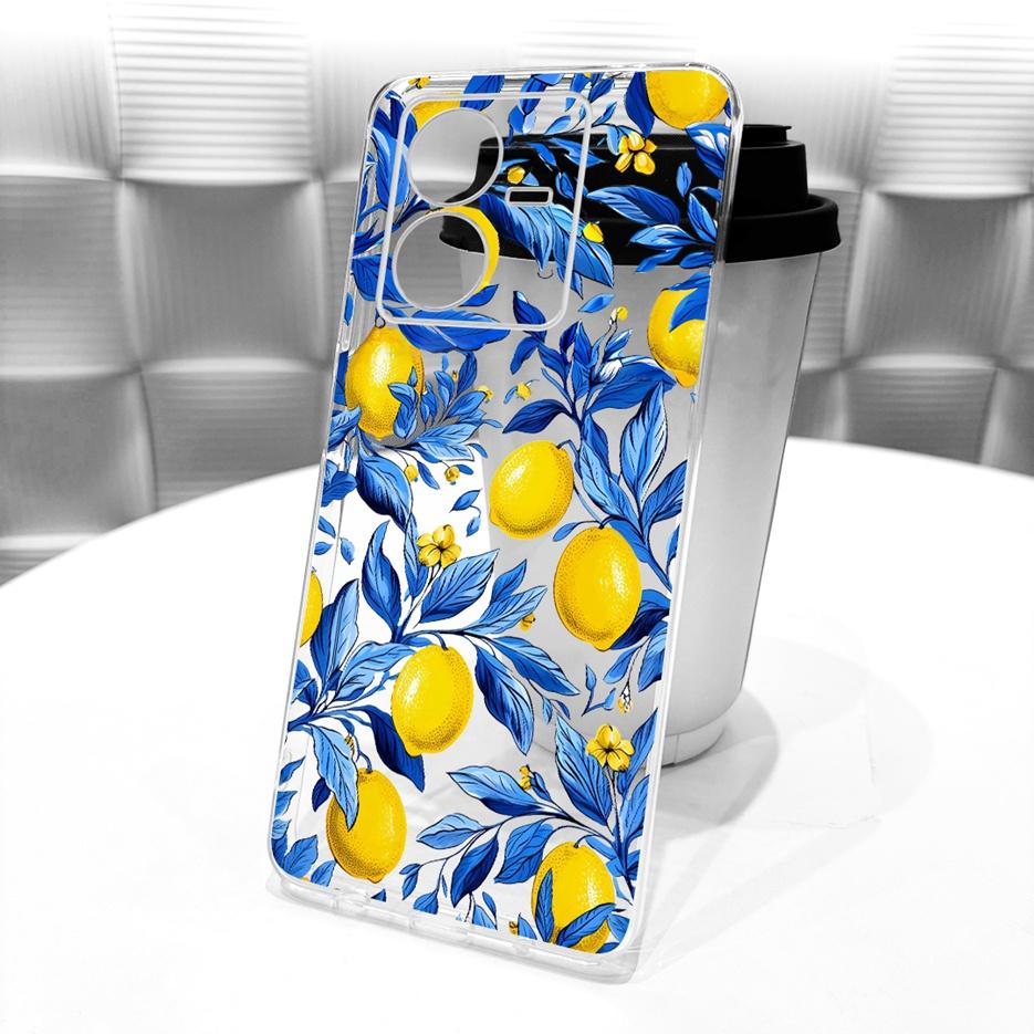 For Vivo Y22 Case V2207 Stylish Butterfly Tree Painted Cover Clear Silicone Shell For Vivo Y22s V2206 Y 22 VivoY22 s Soft Fundas