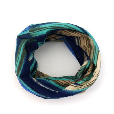 Повседневная осенне-зимняя многофункциональная шапка-капюшон, повседневная шапка-тюрбан с полосатым принтом