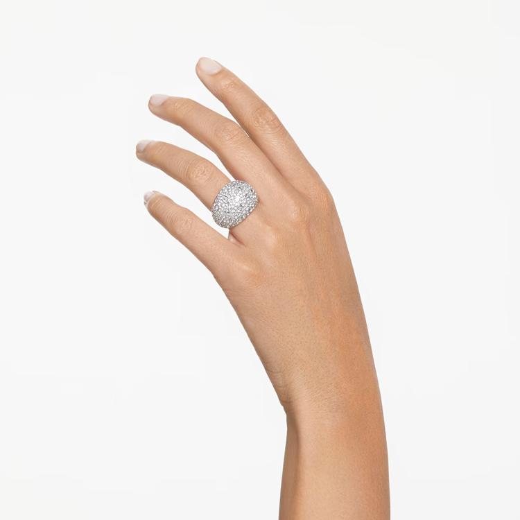 Swarovski Sublima Personalized Inlaid Crystal Ring Women rings Silver 5666182