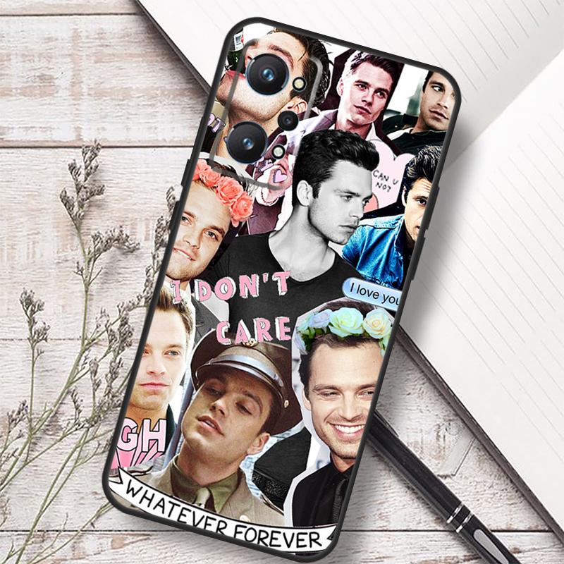 Чехол Sebastian Stan для Realme GT 7 Pro 6 5 GT 6T C67 C61 C55 C53 C51 C21Y C25S C75 10 11 12 13 14 Pro Plus