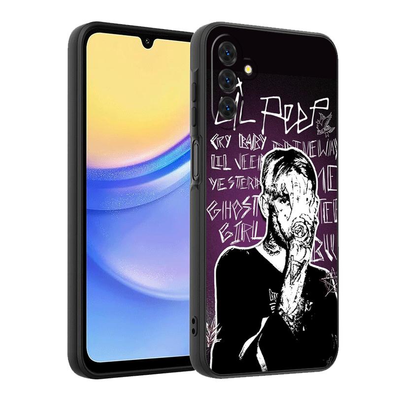 Мягкий чехол для телефона Lil Peep Hellboy Love для Samsung A17 A37 A57 A16 A26 A36 A56 A15 A25 A35 A55 A14 A24 A34 A54 A13 A23 A33 A53 A5