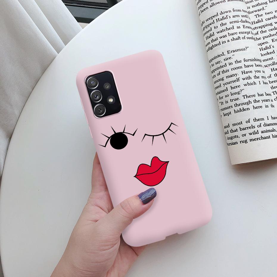 For Samsung A52 Case Silicon Soft Cute Back Cover Bumper Funda For Samsung Galaxy A52 5G GalaxyA52 A 52 2021 SM-A526B Case Coque