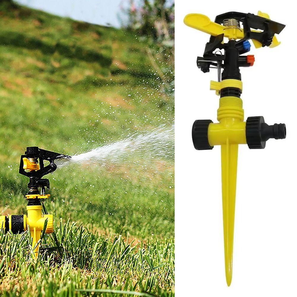 360 Degrees Impact Sprinkler Adjustable Lawn Irrigation Tool Rotary Watering Nozzle  Agriculture