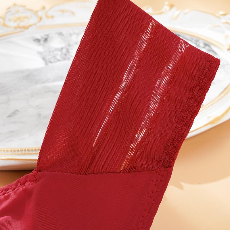 Сексуальные прозрачные трусики с вышивкой, модные бесшовные полые трусики, хлопковое дышащее нижнее белье с промежностью