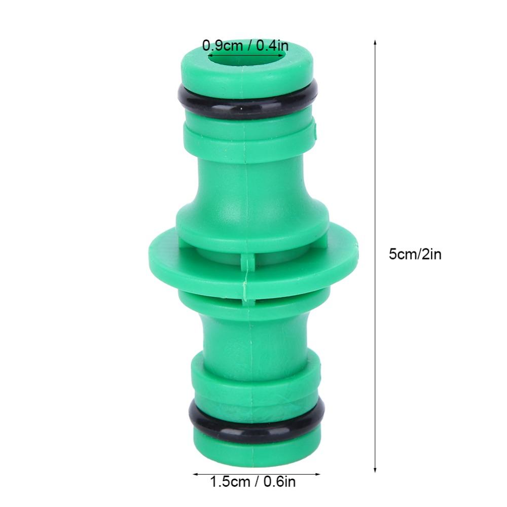 10 PCS Durable Easy To Install Hose Connector Green Straight Barbed Pipe Connector Leak-proof PP Hose Repair Kit Lawn Watering