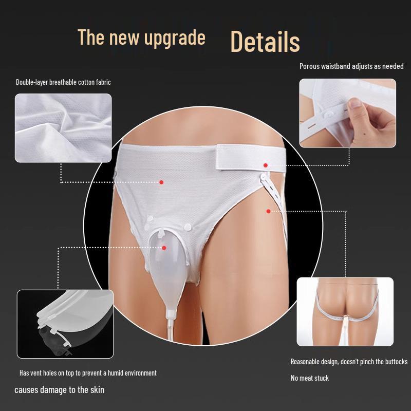 Silicone Wearable Urine Collector for Men, Women, and Elderly Bedridden Users