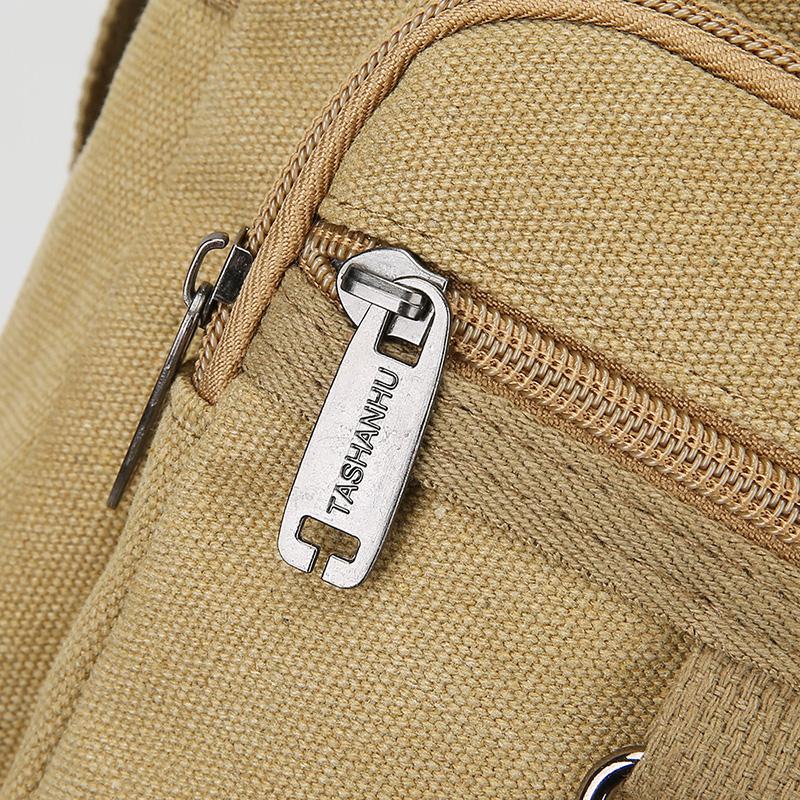 Men's Luxury Canvas Messenger Bag - High Quality Crossbody Shoulder Tote (Vintage Style Travel & Casual Handbag)