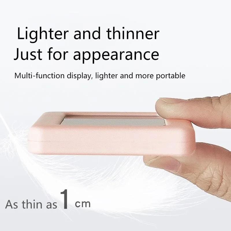 Большой ЖК-экран Электронные часы Термометр Гигрометр Ультратонкий Многофункциональный Монитор температуры и влажности Цифровые часы Gw