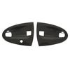 4pcs Carbon Fiber Style Car Exterior Door Handle Bowl Cover Trim Replacement for Smart Fortwo W451