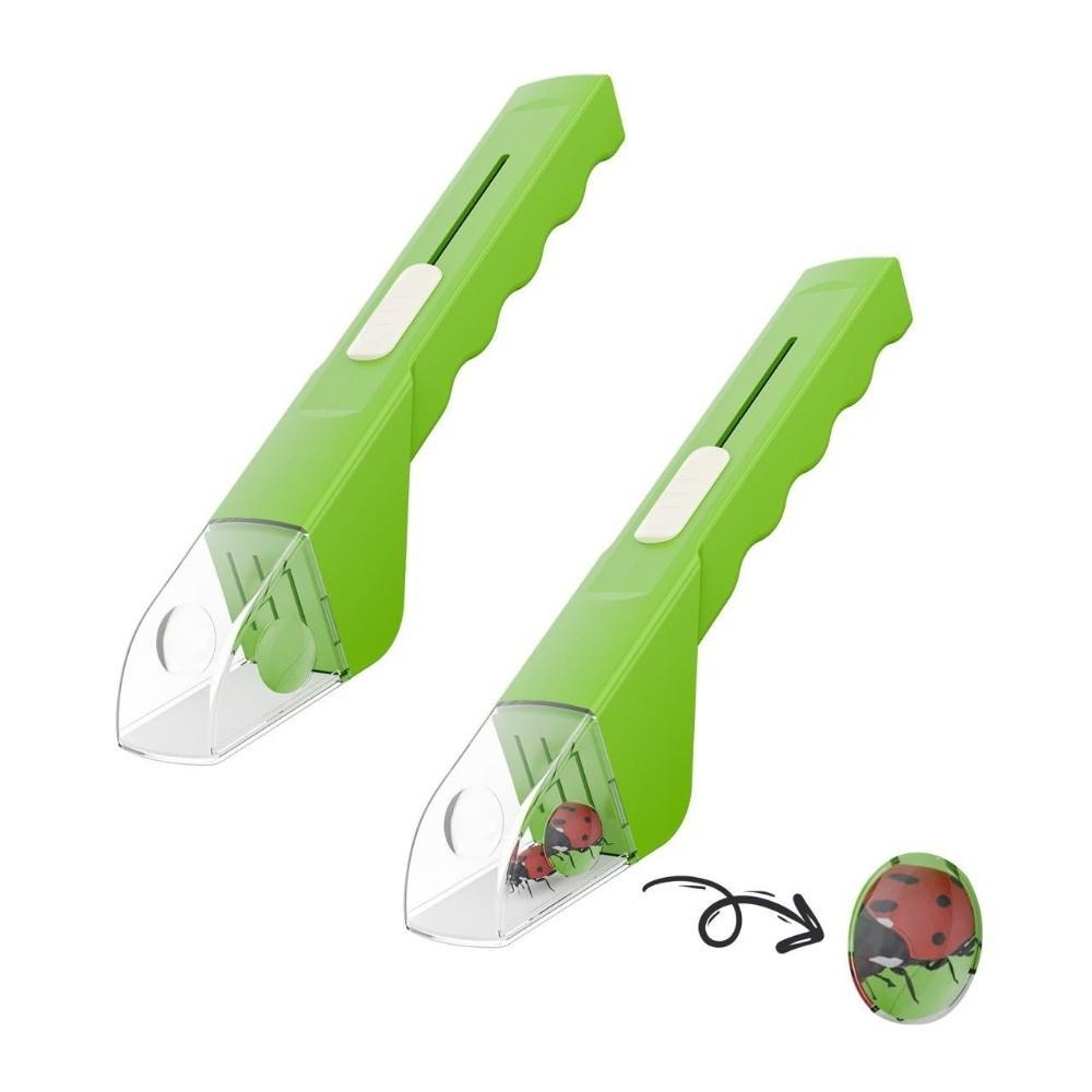Contactless Handheld Insect Catcher Push Type Insect Observation Tool Outdoor Travel