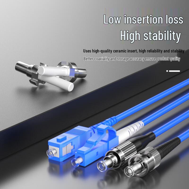 AIENKIS Outdoor Single-Mode Armored 6-Core FC Fiber Optic Cable