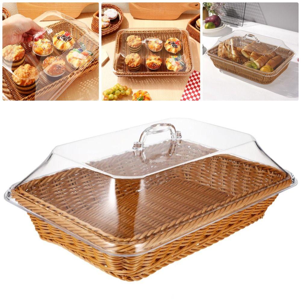 1Pcs Vegetable Bread Serving Food Serving Basket Fruit Storage Containers for Home Kitchen Picnic