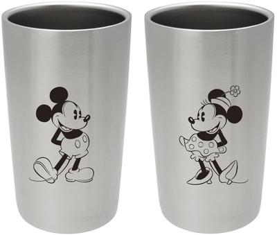 YAXEL Набор из 2-х термокружек Disney Микки и Минни, 300 мл, нержавеющая сталь, вакуумная изоляция, Подарочный набор 82671