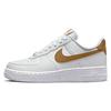 Кроссовки женские Air Force 1 07 Next Nature из белой замши с золотым покрытием DN1430-104