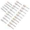 25Pcs Felt Polishing Wheel Wool Buffing Grinding Bits Grinder Head Rotary Tool Drill Attachment