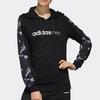 Adidas Толстовка Neo Favorite Casual Sport Pullover Women Tops Black FK6928