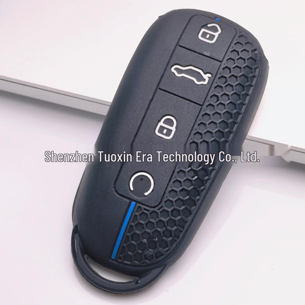 Силиконовый чехол для ключа автомобиля Chery Tiggo 8 Pro, Arrizo, Explore, Tiggo 9 - Дизайн «Соты»
