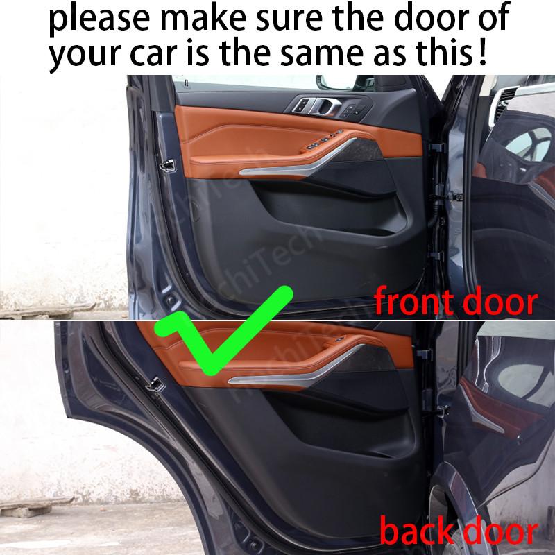 Боковая крышка двери, внутренняя защита, ковер, дверь автомобиля, противоударная накладка, наклейка для BMW X5 F15 G05 2014- X5M