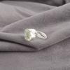 Green Amethyst Ring 925 Solid Silver Handmade Gemstone Jewelry Bridesmaid Gift RR-53-15