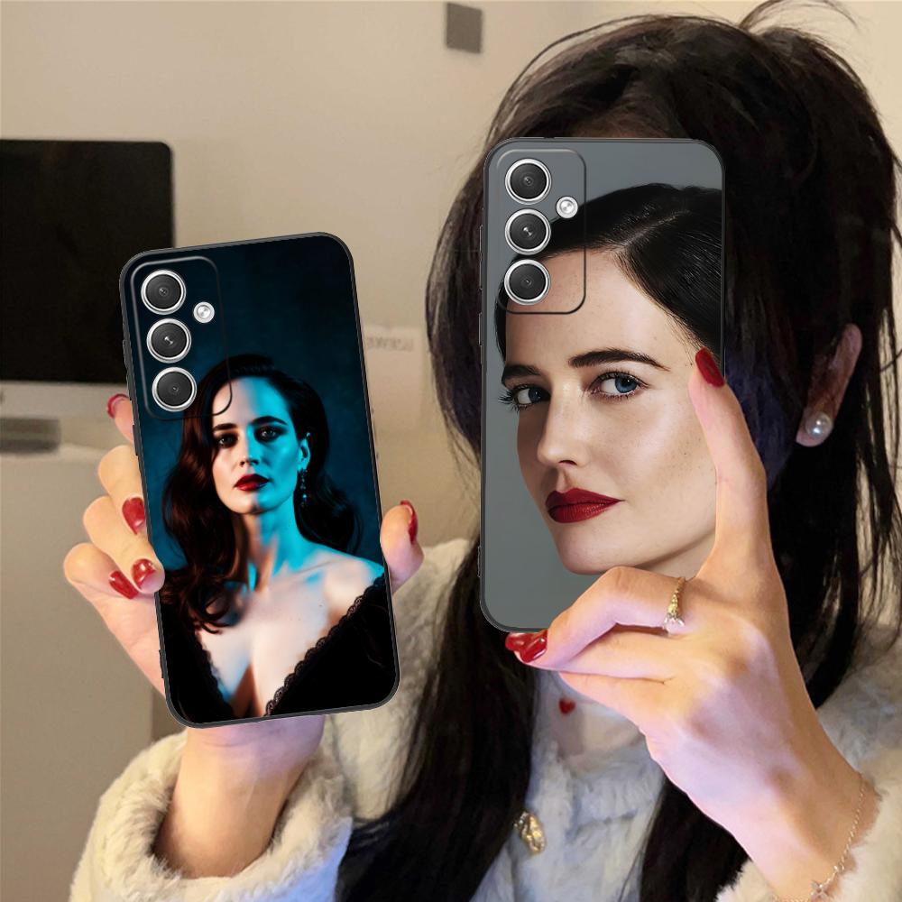 Матовая TPU чехол-бампер Eva Green для Samsung Galaxy S26 S25 S24 S23 S22 S21 S20 Note20 Plus FE Ultra Цветная крышка