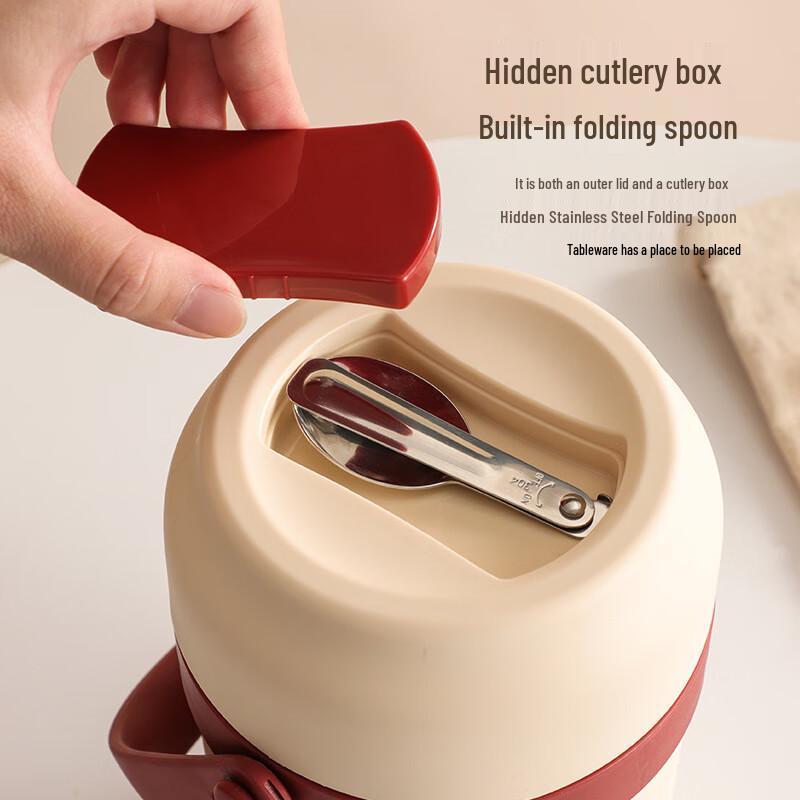 ZISIZ Multi-Layer Stainless Steel Insulated Lunch Box