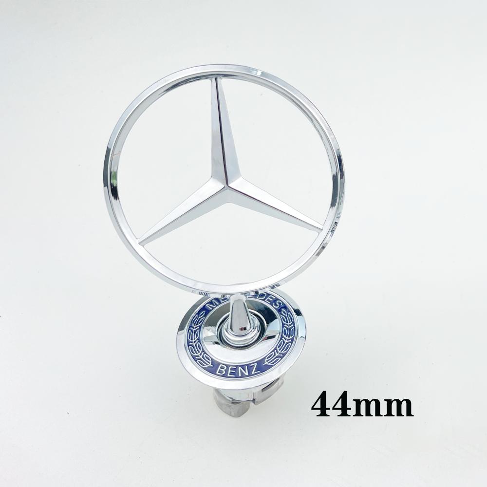 1pcs AA--44mm Car Engine Hood Emblem Front Bonnet Accessories For AMG Mercedes Benz W204 W205 W203 W211 W212 W213 W201 W210 W124