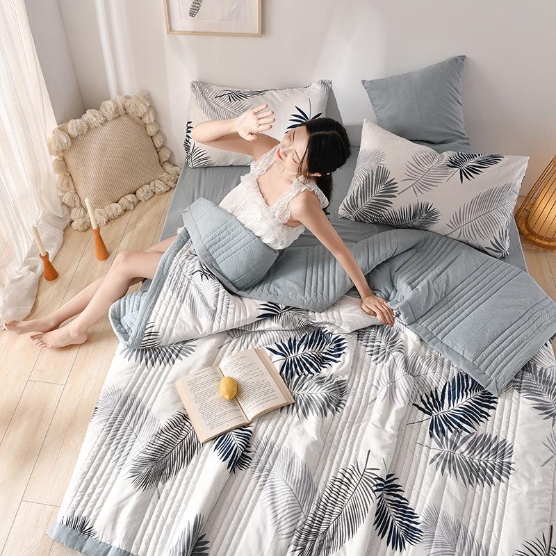 Минималистичный стиль, летнее прохладное одеяло, летнее одеяло с кондиционером, студенческое одинарное одеяло, двойное летнее прохладное одеяло для взрослых