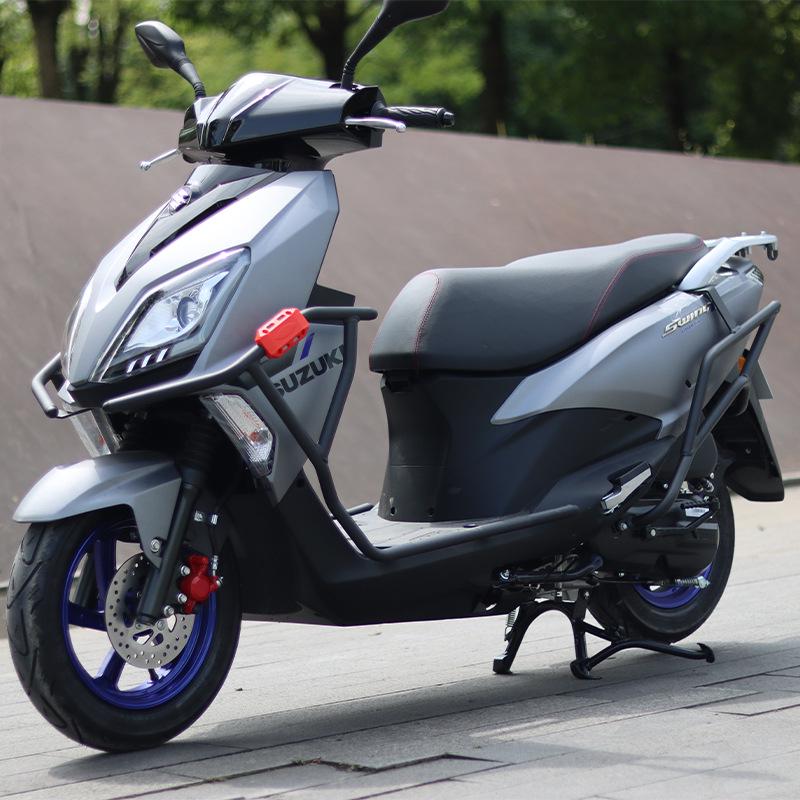 Легкий Мотоцикл Suzuki UY125 Защитные Противоударные Дуги - Передний и Задний Бамперы из Углеродистой Стали