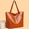 Large Capacity PU Leather Shoulder Bag for Women  Wild Women's Bags  High Quality  New