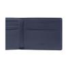 COACH Billfold Wallet 10 Signature Flip Closure Card Holder Coated Canvas Jacquard and Calf Leather Card Holder Regular Men's Dark Blue dark blue