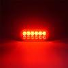 4Pcs Car Emergency Lamp Bars Flash  Red 12 Led  Flash Caution Strobe Light Bar