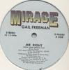 12inch Record GAIL FREEMAN - Mr. Right 096880 Mirage 1985 US Dance & Electronica Used